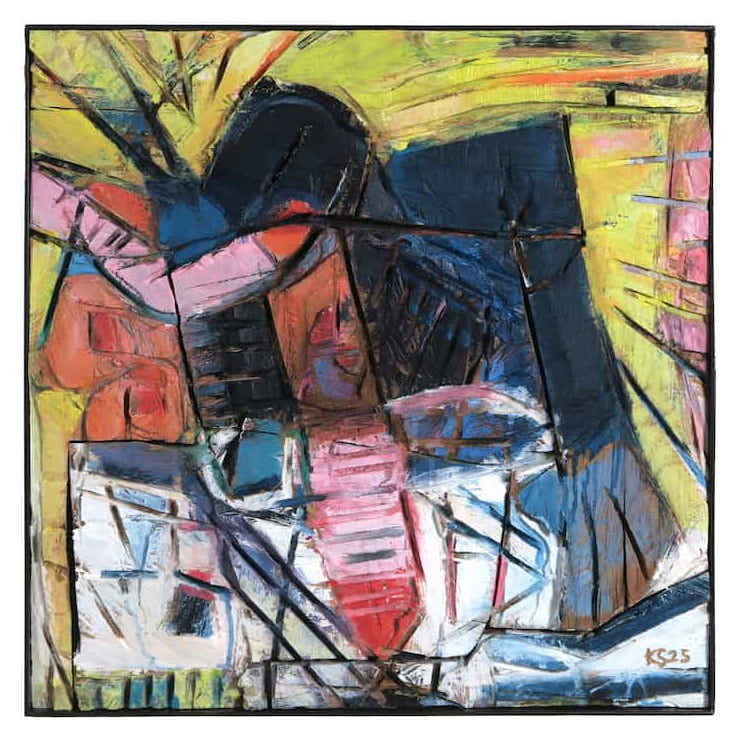 d'Sonn scheint schee | zeitgenössisches modernes Relief