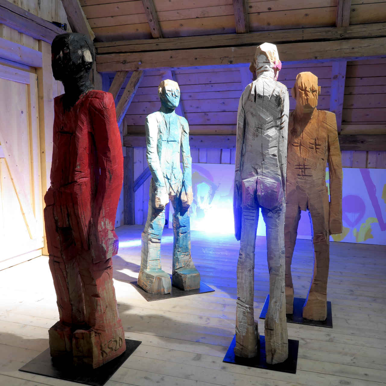 Kunstausstellung zusammen mit Frizzi Eid im Kunlturstadl in Wolfstein bei Deggendorf