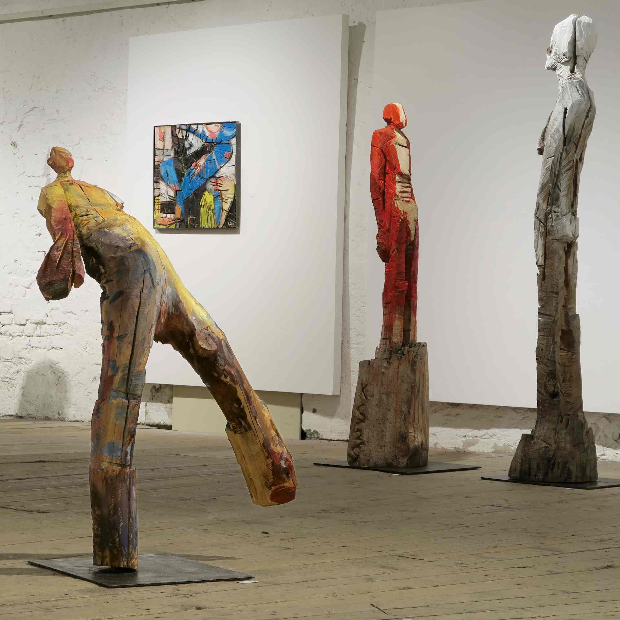 Kunstausstellung 'WAS BLEIBT - WAS ZÄHLT' in Ingolstadt mit der Skulptur Suse