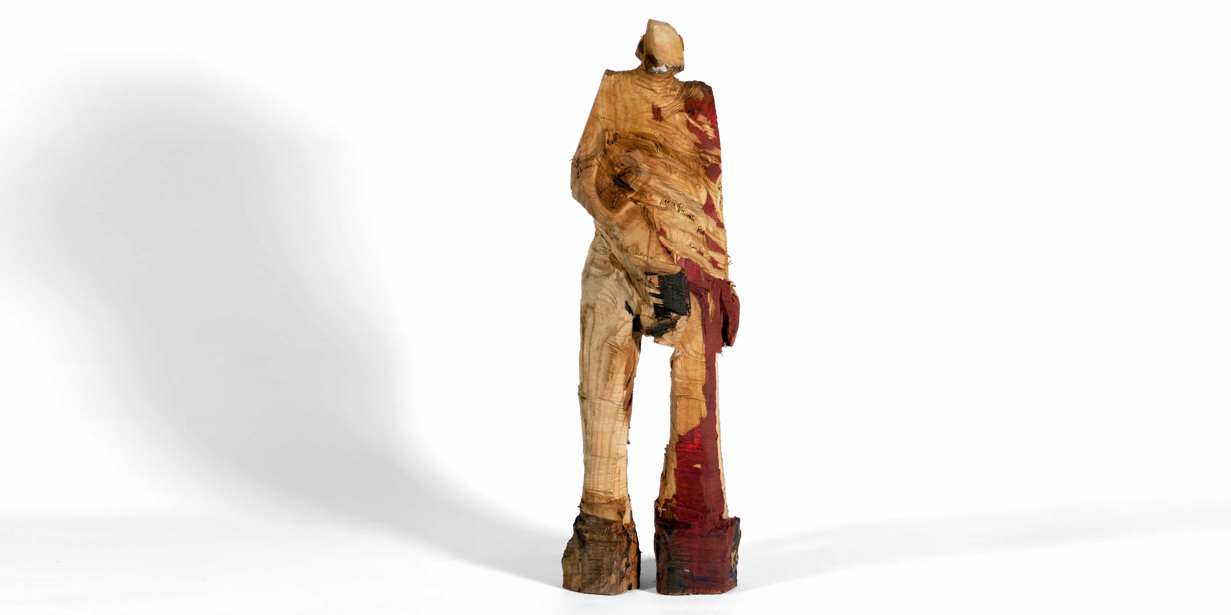 Charlie - kleine Holzskulptur aus Kirschbaum